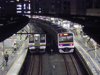 千葉駅にて　２１１系と２０９系